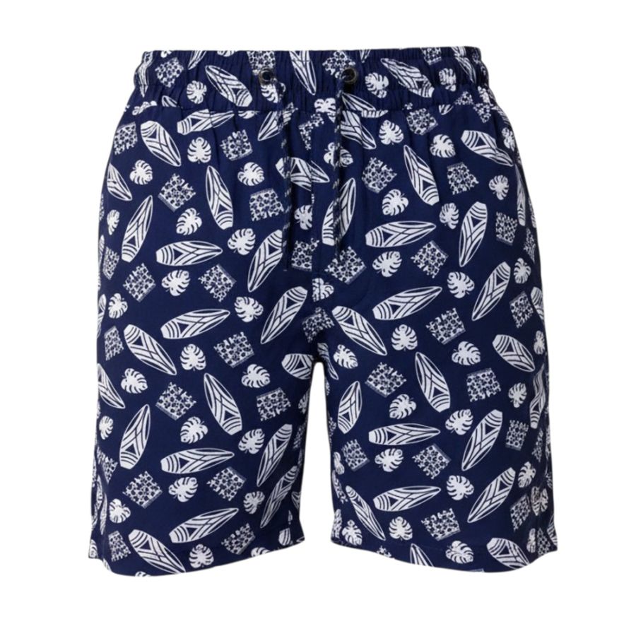 F1563 Kam Surf Geo Swim Shorts