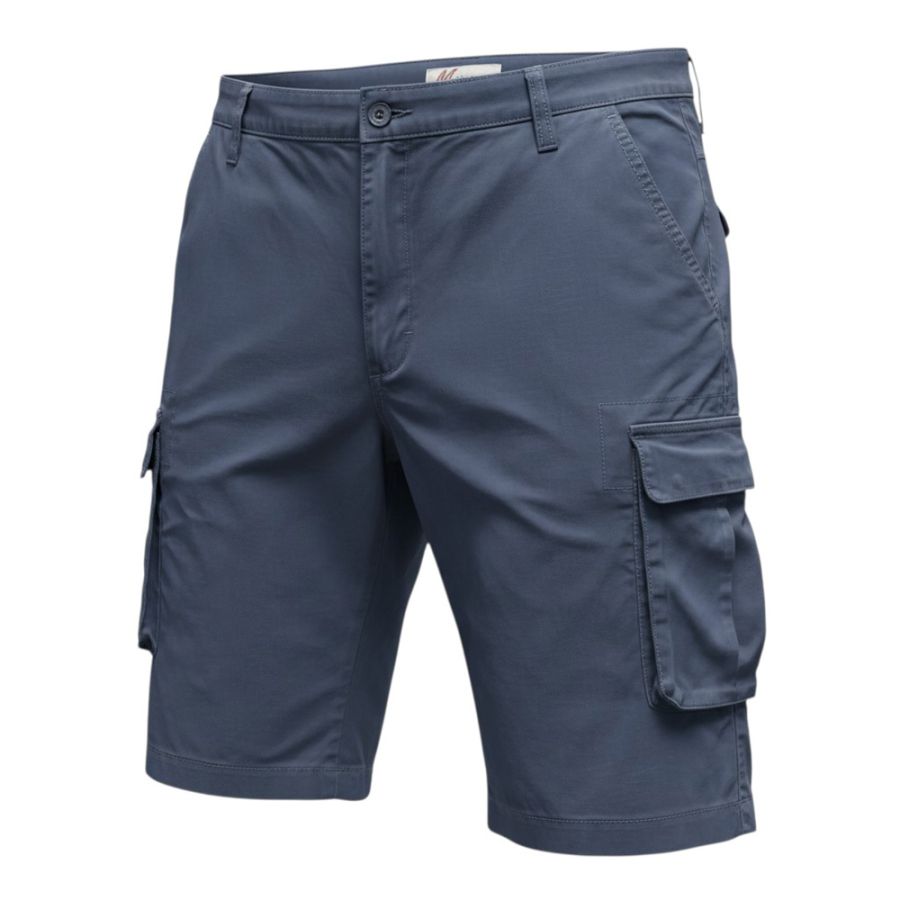 F1569XT Tall Fit Mish Mash Stretch Cargo Chino Shorts (Navy)