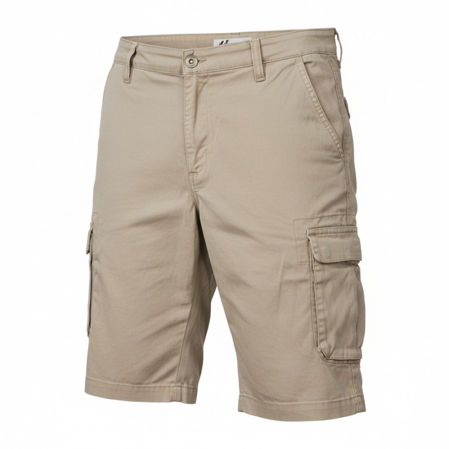 F1569XT Tall Fit Mish Mash Stretch Cargo Chino Shorts (Stone)