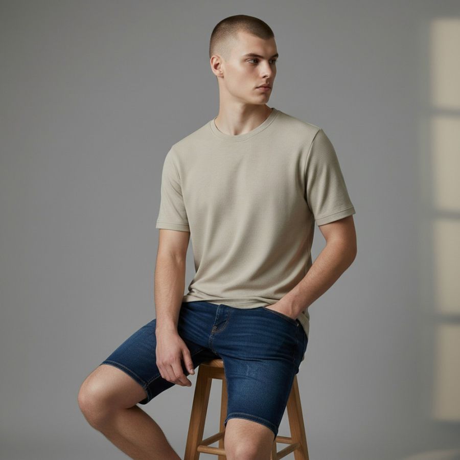 F1575XT Tall Fit Redpoint Sherbrooke Stretch Denim Shorts