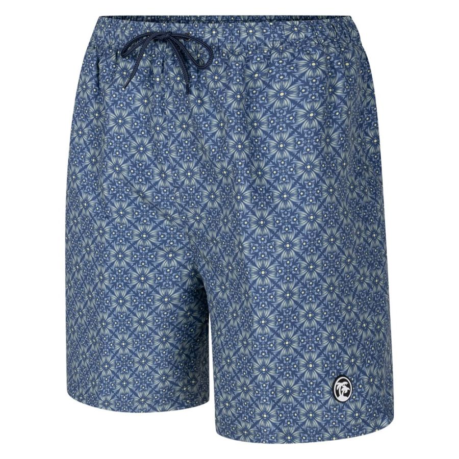 F1578 Espionage Geometric Print Swim Shorts
