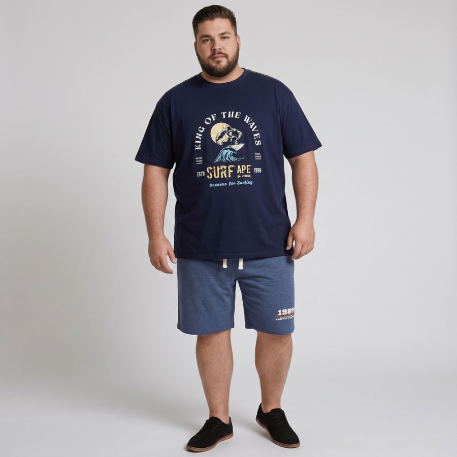 A12066 Ed Baxter Surf Ape Printed T Shirt