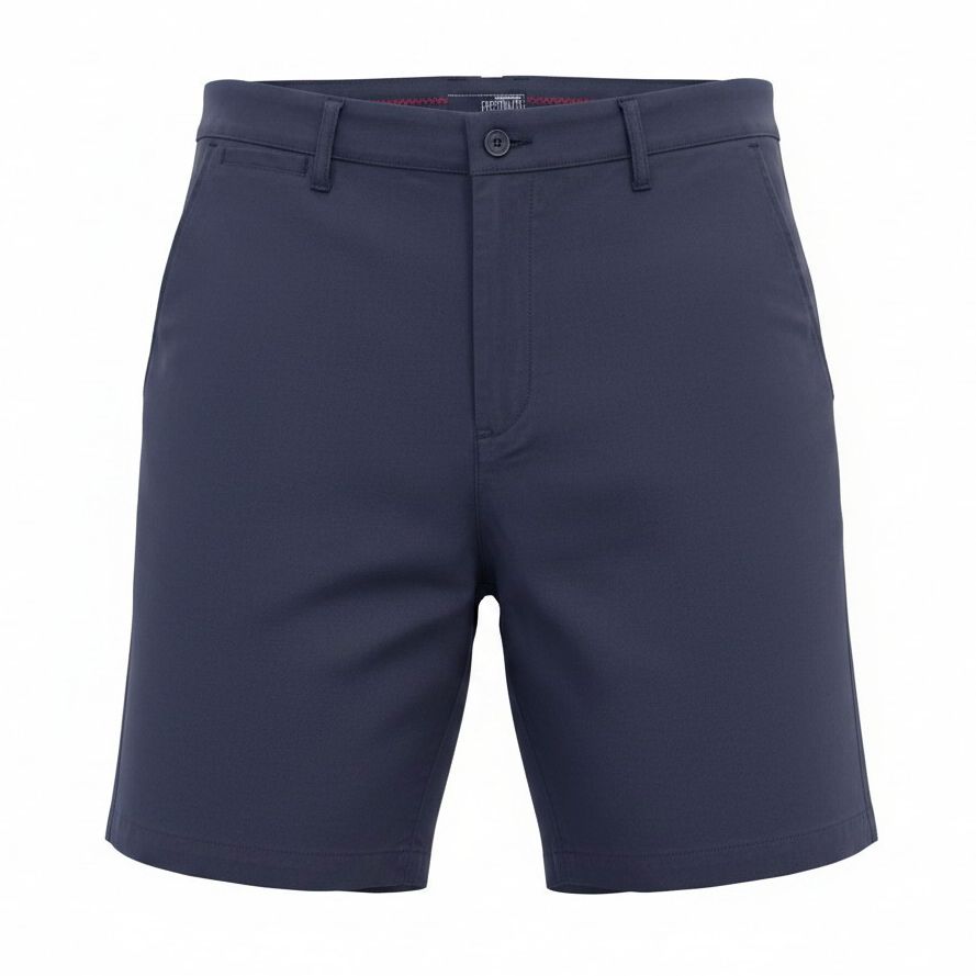F1586 Ed Baxter Under Belly Fit Stretch Chino Shorts (Navy)