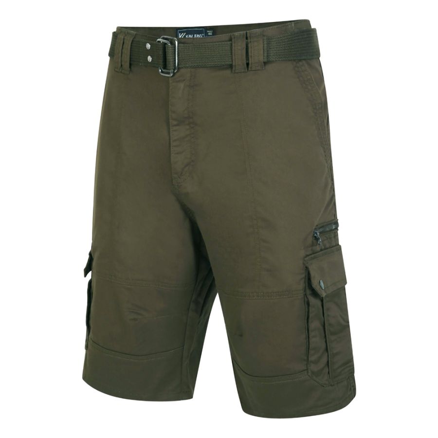 F1587 Kam Stretch Cargo Shorts (Khaki)