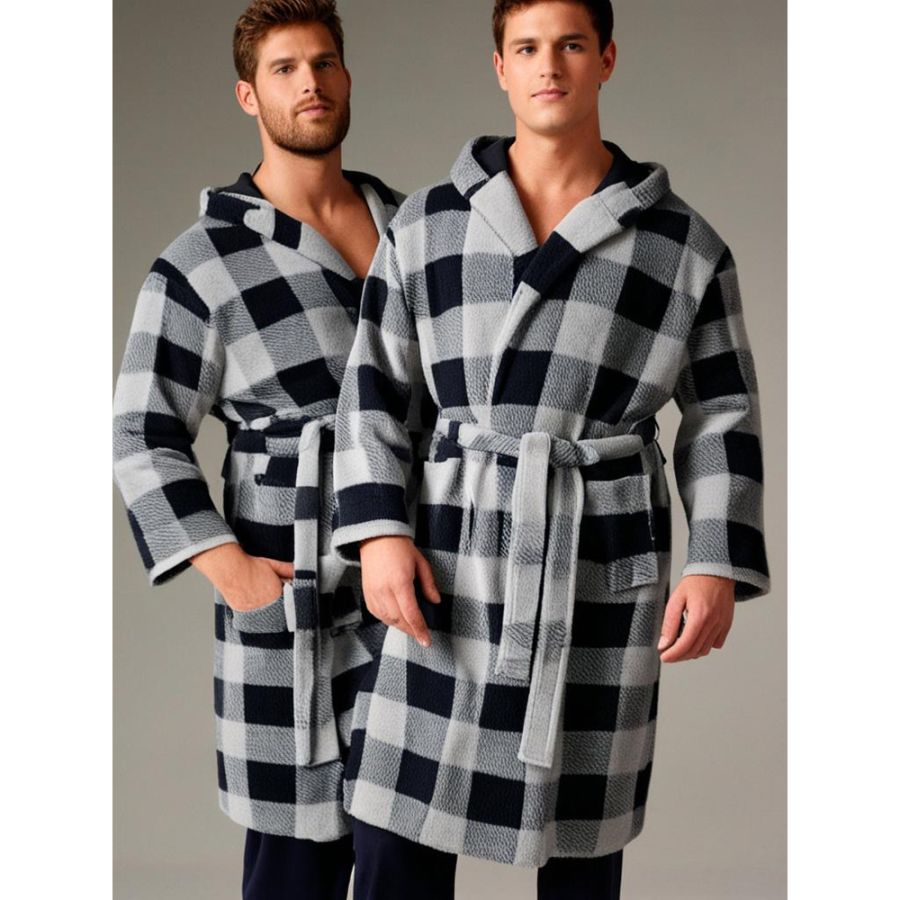 G1138 Espionage Sherpa Fleece Gown
