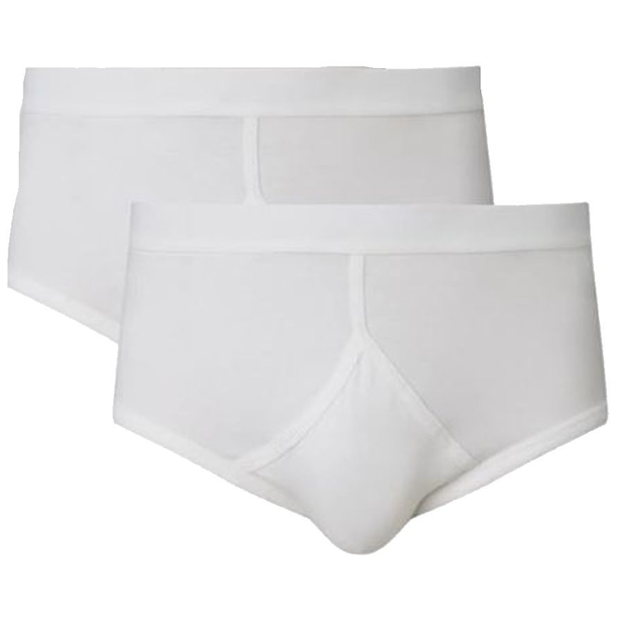 G553 Espionage Twin Pack High Rise Briefs (White)