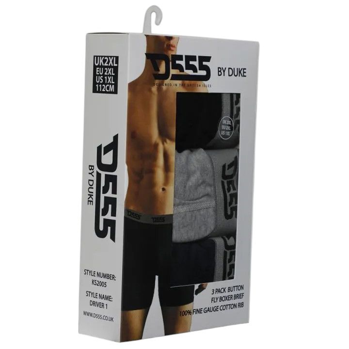 G673 Duke Triple Pack of Knitted Trunks