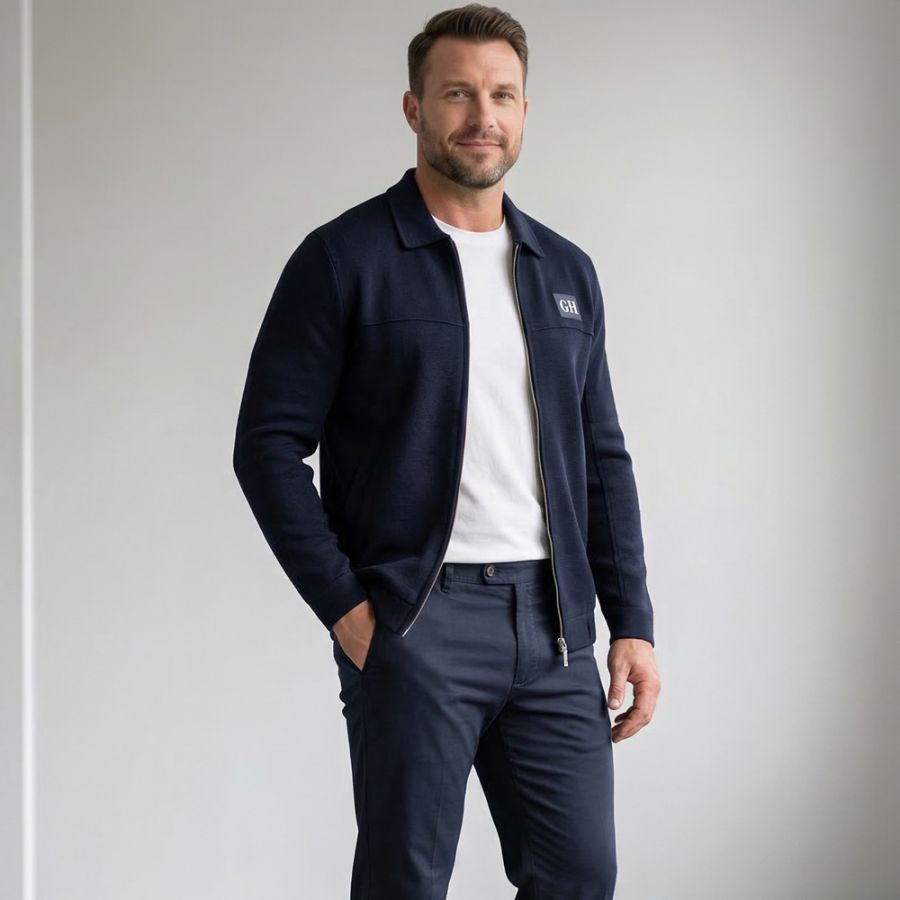 D6427 Grey Hawk Smart Jacket (Navy)
