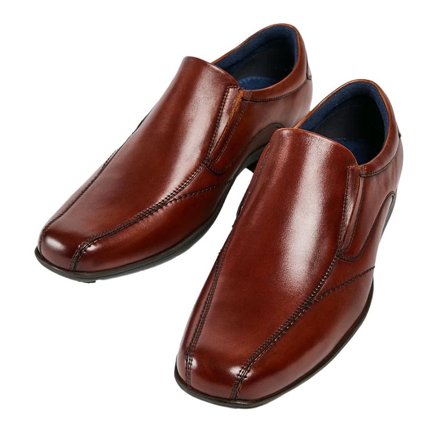 H1223 Pod Dundee Slip On Shoes (Brown)