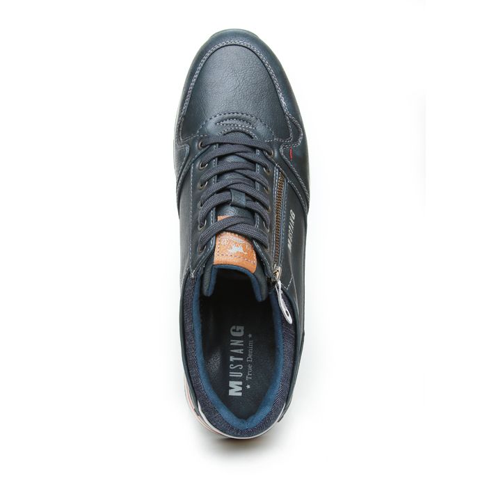 H1678 Mustang Casual Trainer Style shoe (Navy)