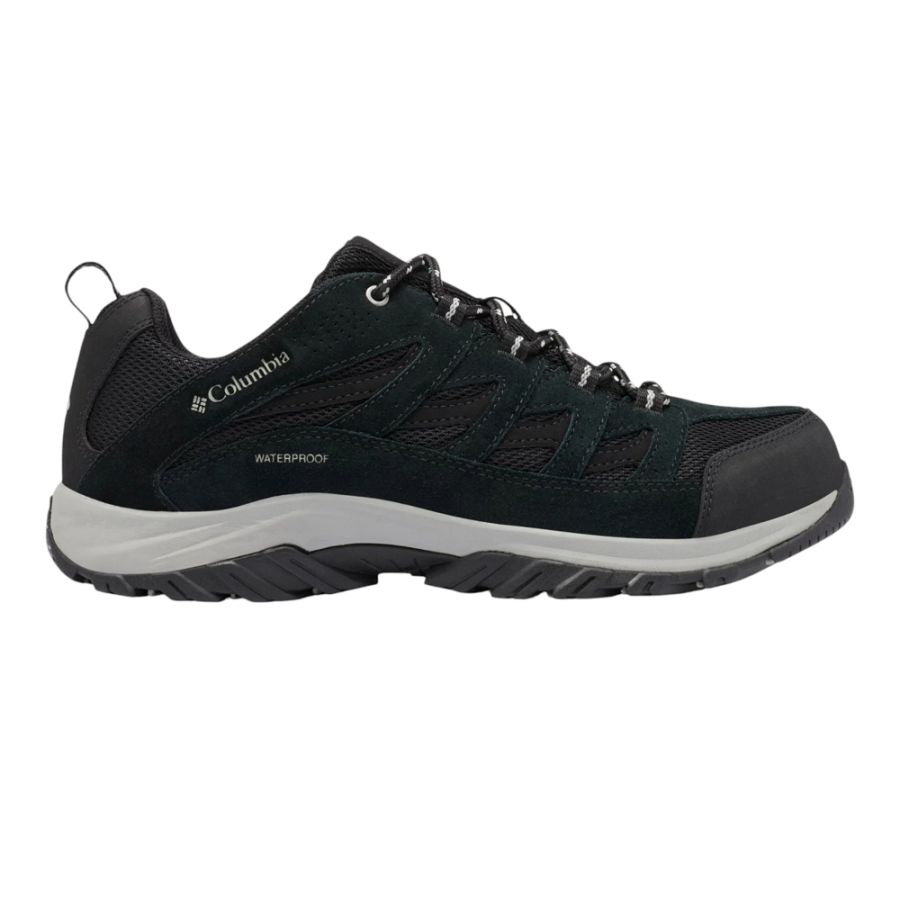H1729 Columbia Crestwood Waterproof Walking Shoe (Black)