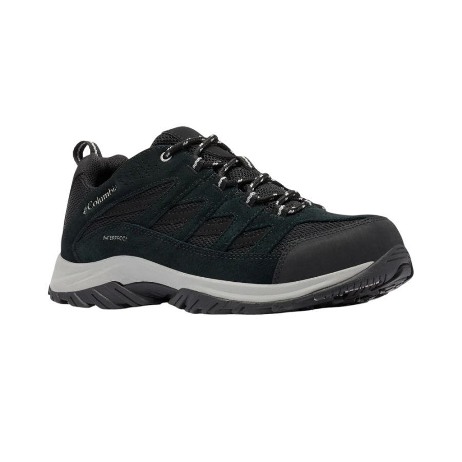 H1729 Columbia Crestwood Waterproof Walking Shoe (Black)