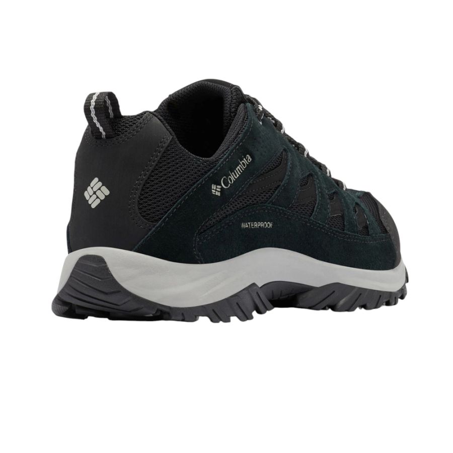 H1729 Columbia Crestwood Waterproof Walking Shoe (Black)
