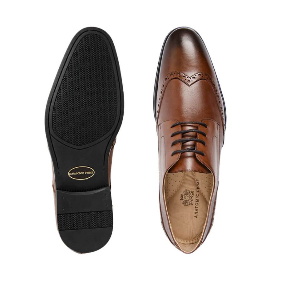 H1798 Anatomic Smart Fabricio Lace Up Shoes (Chocolate)