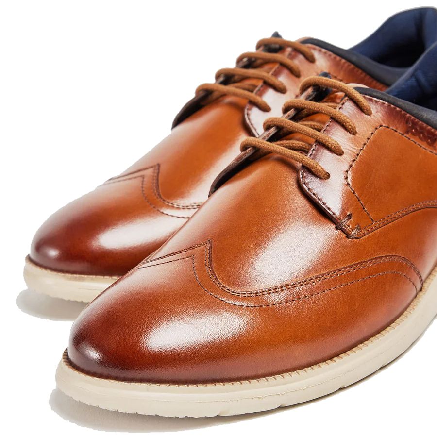 H1830 Pod Vantage Brogue Shoes (Tan)