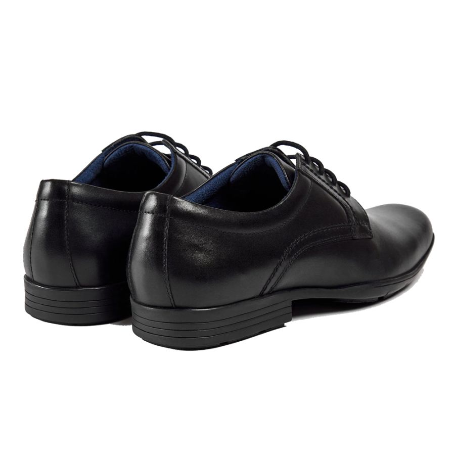 H1833 Pod Alec Plain Lace Up Shoes (Black)