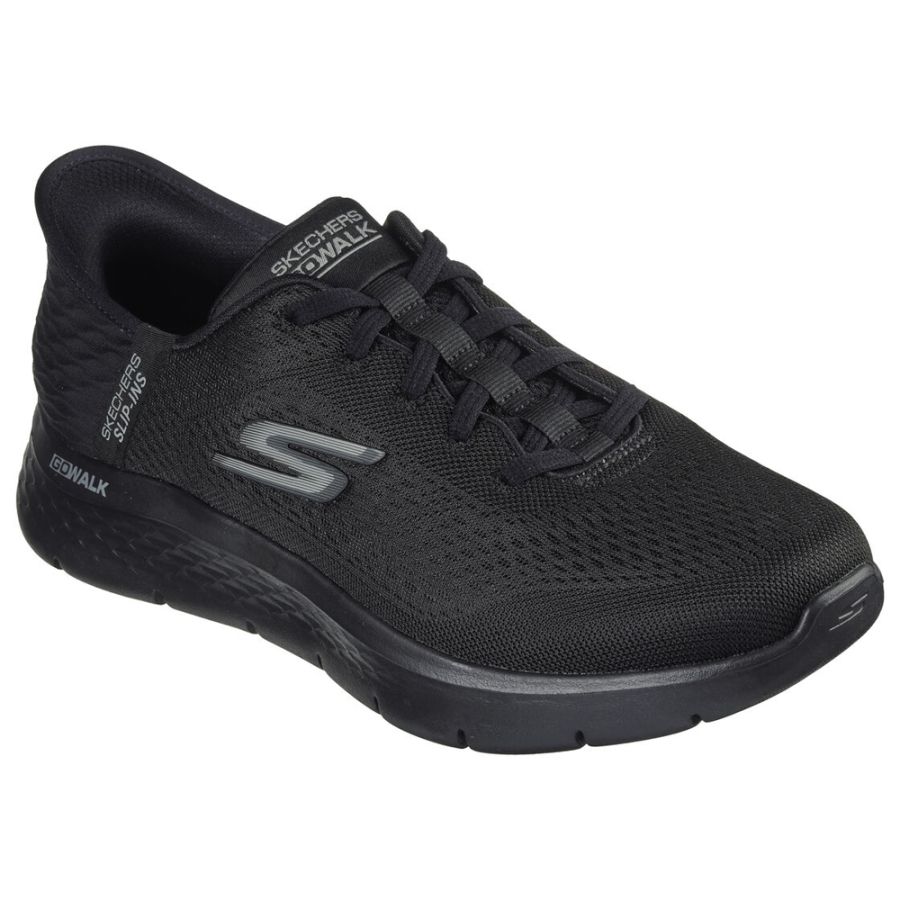 H1888 Skechers Slip-ins GoWalk Flex New World Trainers (Black)