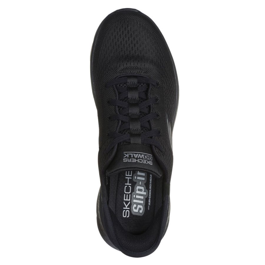 H1888 Skechers Slip-ins GoWalk Flex New World Trainers (Black)