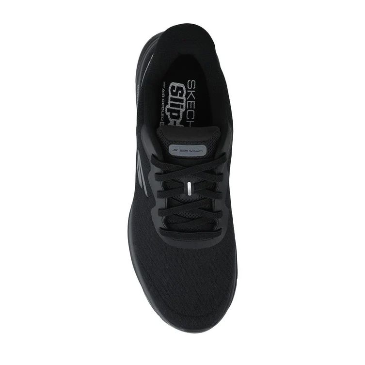 H1958 Skechers Slip-Ins Go Walk 8 Pate Trainers (Black)