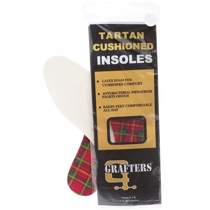H391 Mens Tartan Insoles