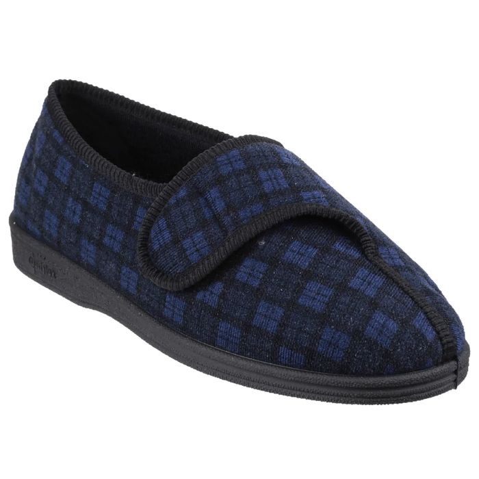 H752 Comfylux George Velcro Slipper