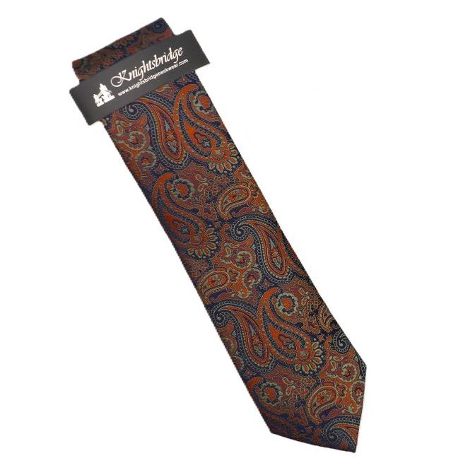 HT28012-3 Silk Extra Long Tie (Green)