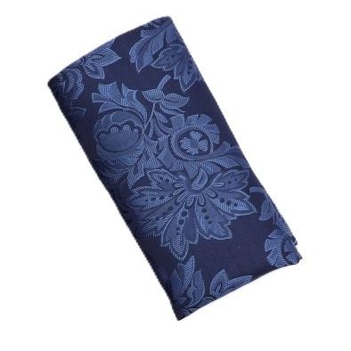 HT28014-4 Silk Pocket Square (Navy)