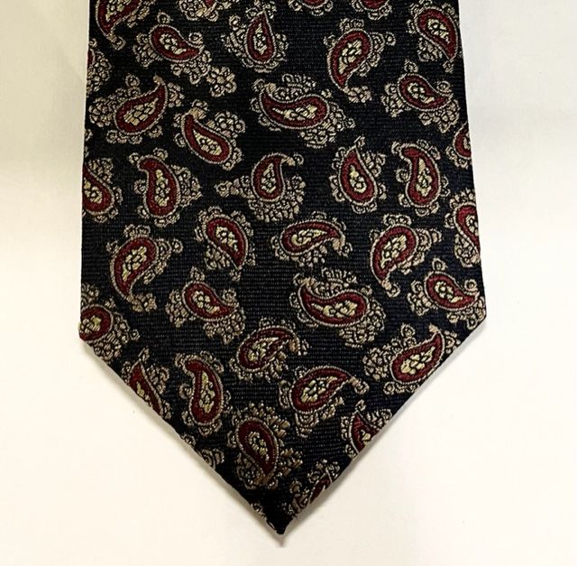 875689 Col F XL Silk Tie (Navy)