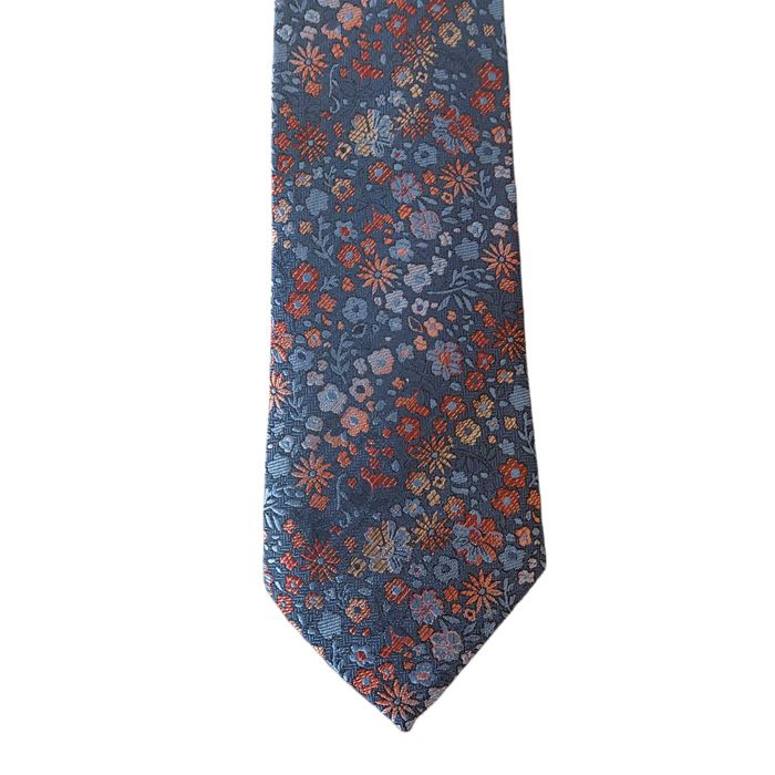 KA02452 Blue/Red Silk Tie
