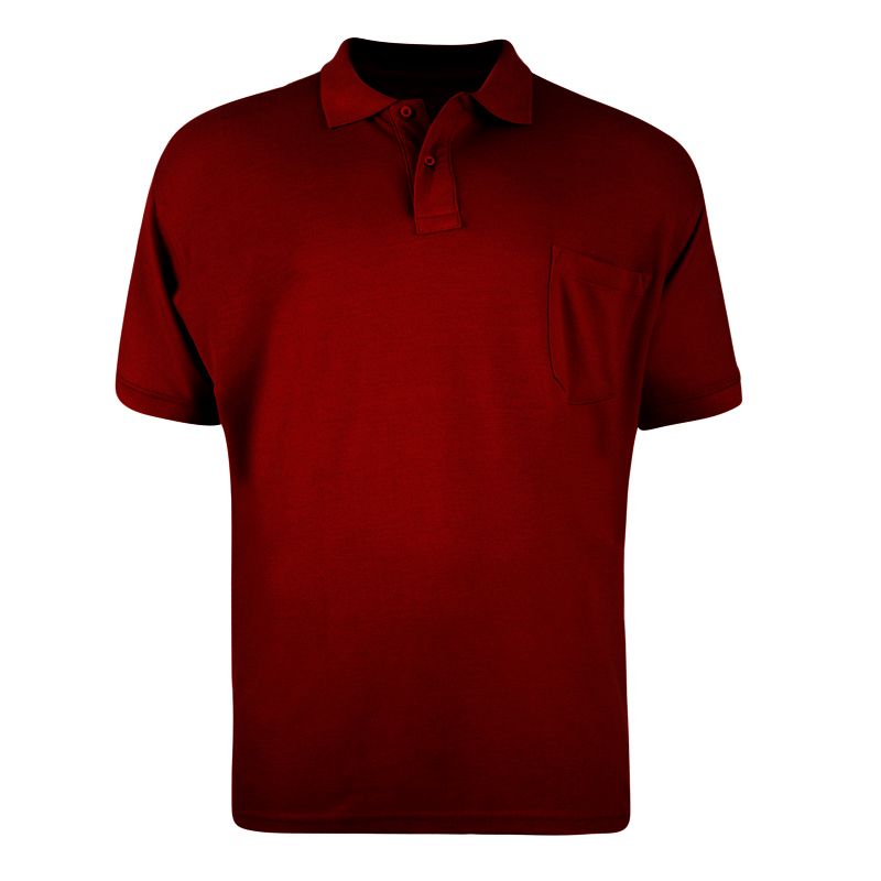 A7805 Plain Polo (Wine)