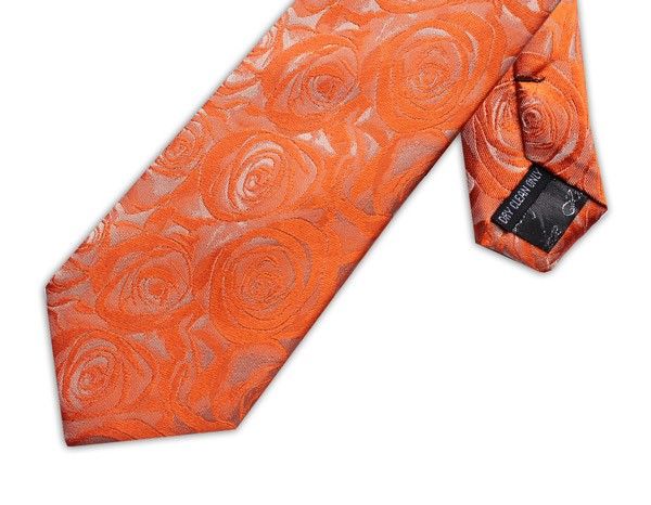 MWY210836 Col C XL Silk Tie (Orange)