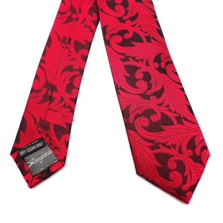 MWY410343 Col 6 XL Silk Tie (Red)