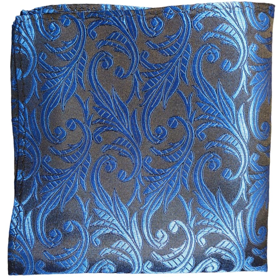 MWY410343 Col 9 Silk Pocket Square (Royal)
