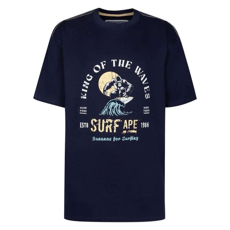 A12066 Ed Baxter Surf Ape Printed T Shirt