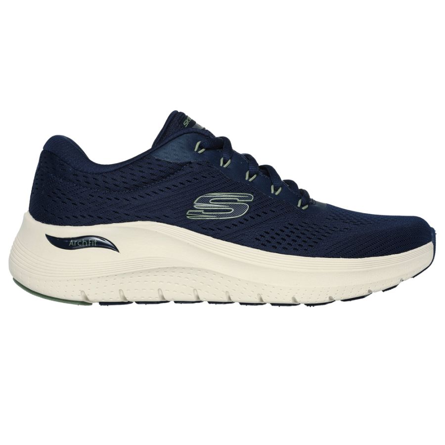 H1916 Skechers Arch Fit 2.0 Ext Wide Trainers (Navy)