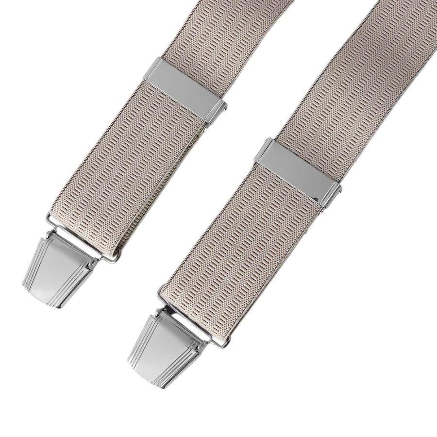 X1020 Wide Plain Braces up to 54" (Beige)
