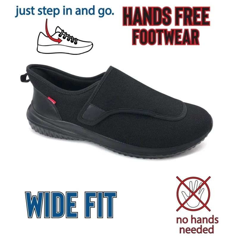 H1948 D555 Shelvey 1 Wide Velcro Shoe