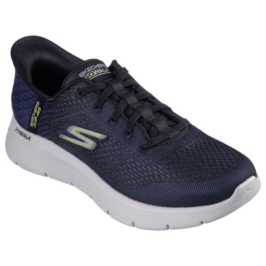 H1888 Skechers Slip-ins GoWalk New World Trainers(Navy)