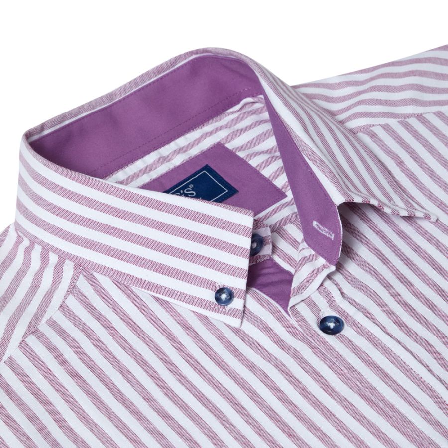 A11648 DG's Drifter Casual Stripe Shirt (Lilac)
