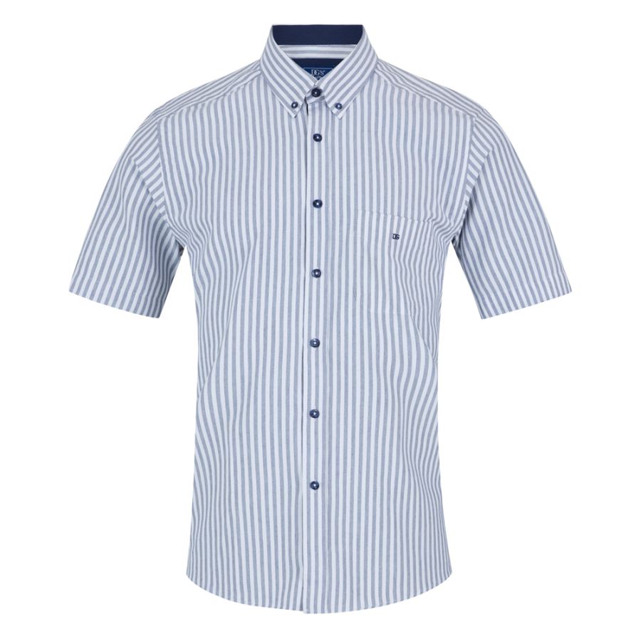 A11648 DG's Drifter Casual Stripe Shirt (Navy)