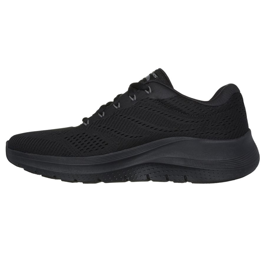 H1916 Skechers Arch Fit 2.0 Ext Wide Trainers(Black)