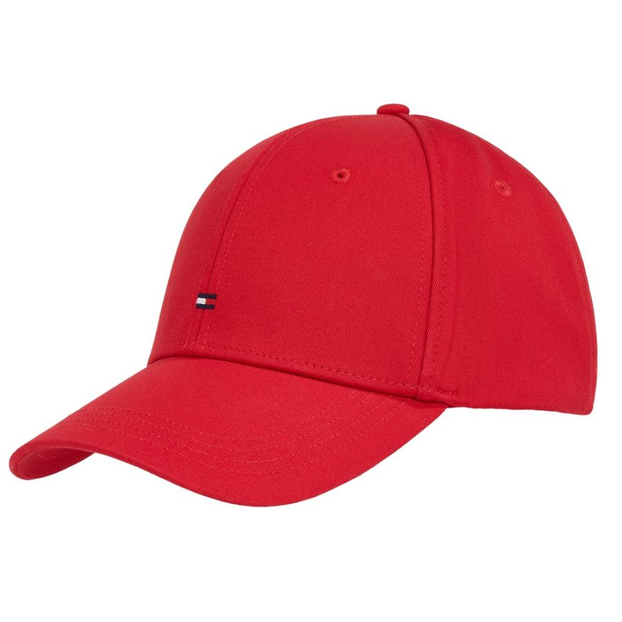 X1013 Tommy Hilfiger Flag 6 Panel Cap (Red)