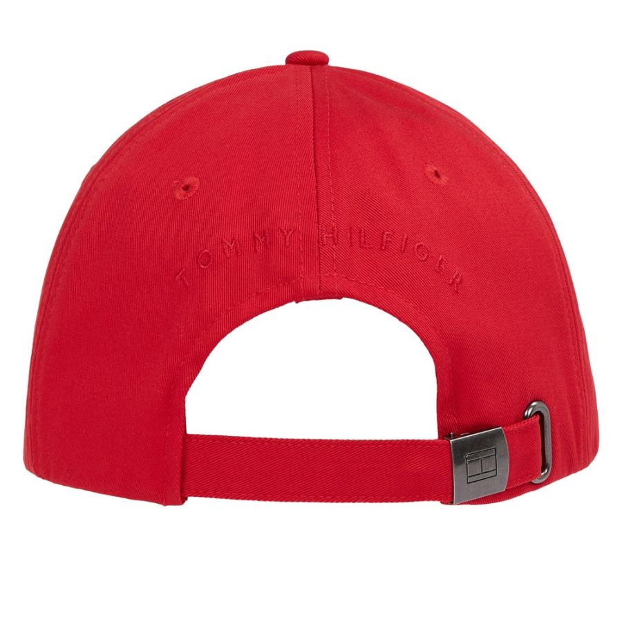 X1013 Tommy Hilfiger Flag 6 Panel Cap (Red)