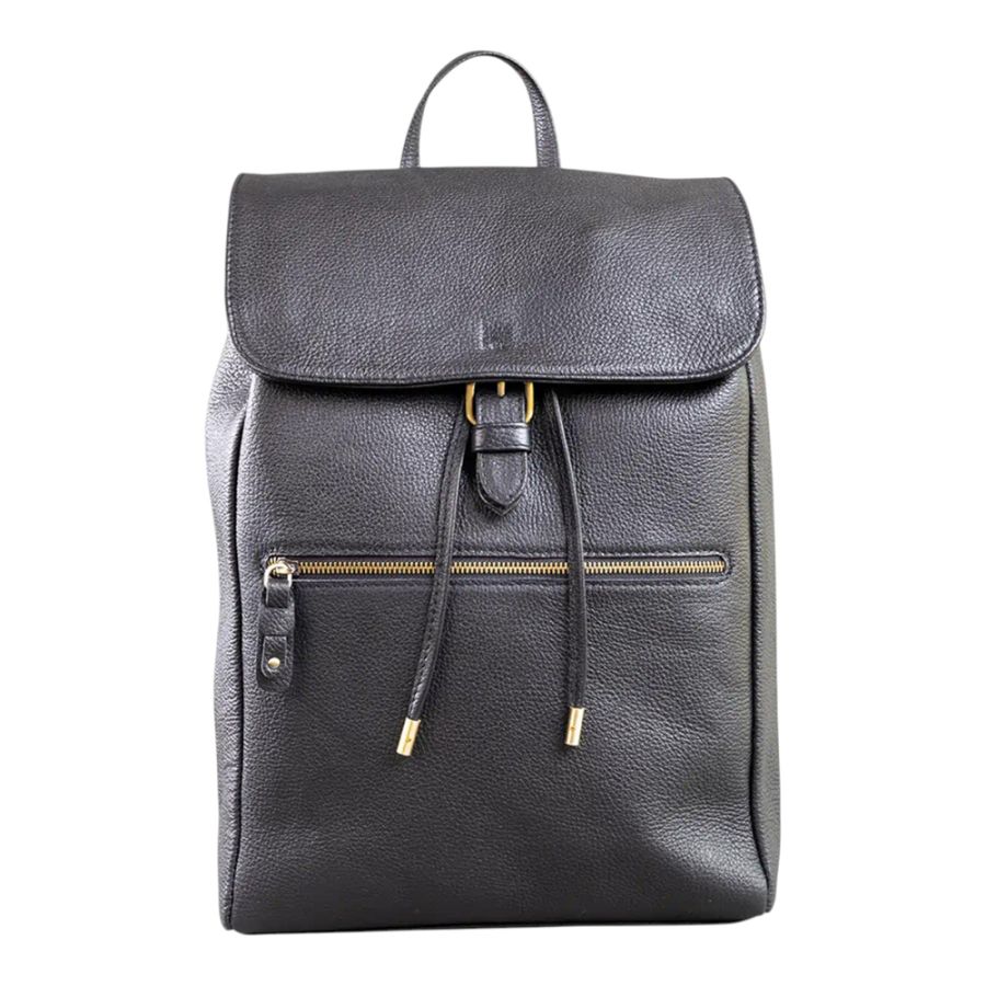 X1021 Sophos Elm Pebble Grain Leather Backpack