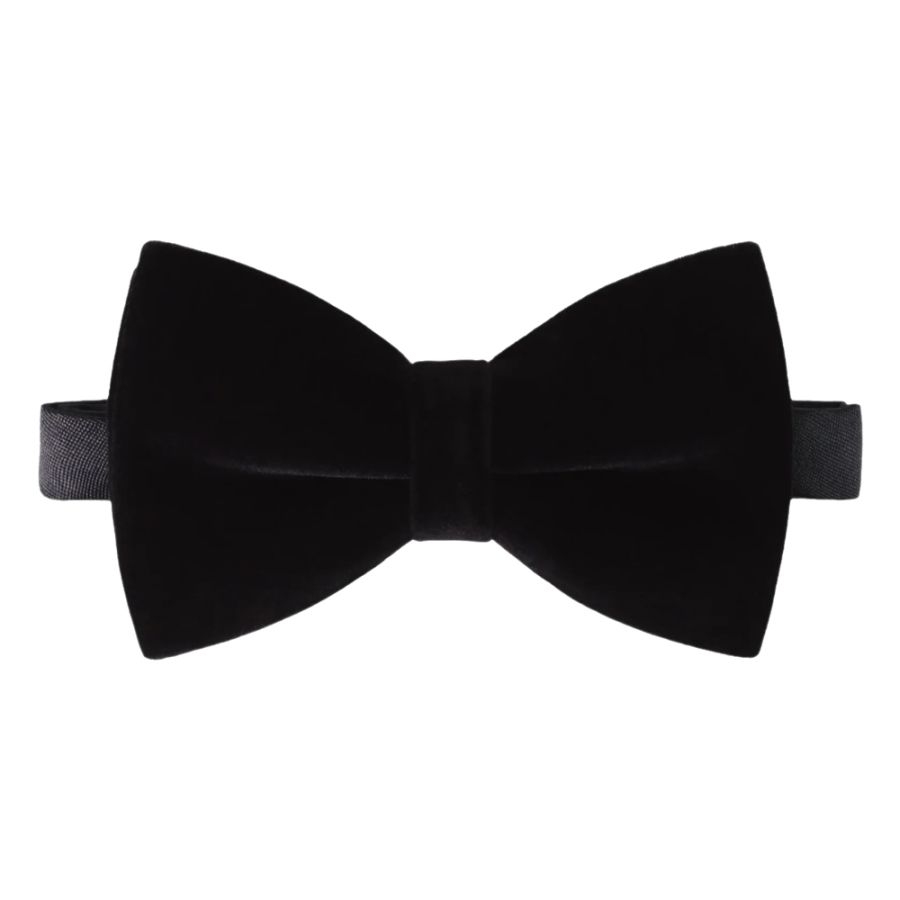 X1024 Sophos Dusk Velvet Bow Tie (Black)