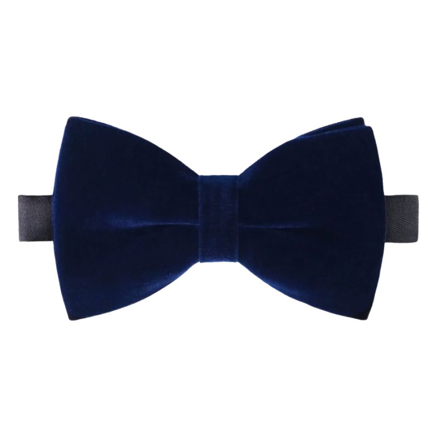 X1024 Sophos Dusk Velvet Bow Tie (Navy)