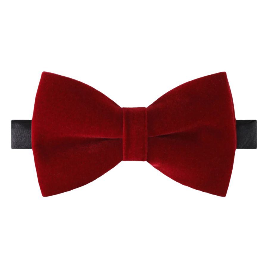 X1024 Sophos Dusk Velvet Bow Tie (Wine)