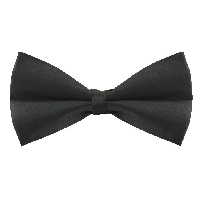 X1026 Sophos Black Silk Bow Tie