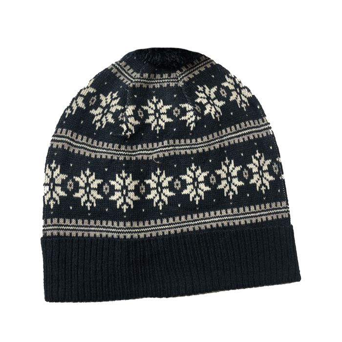 X843 Snowflake Beanie Hat