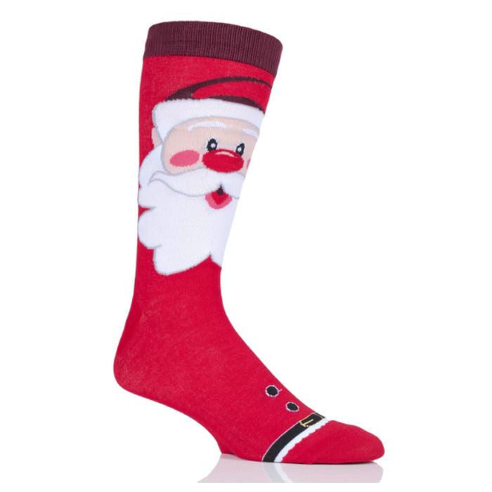X846 Christmas Bamboo Socks (Santa)